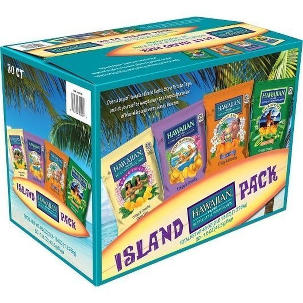 Hawaiian Kettle Chip - Variety Pack, 1.5 Ounce -- 30 per case