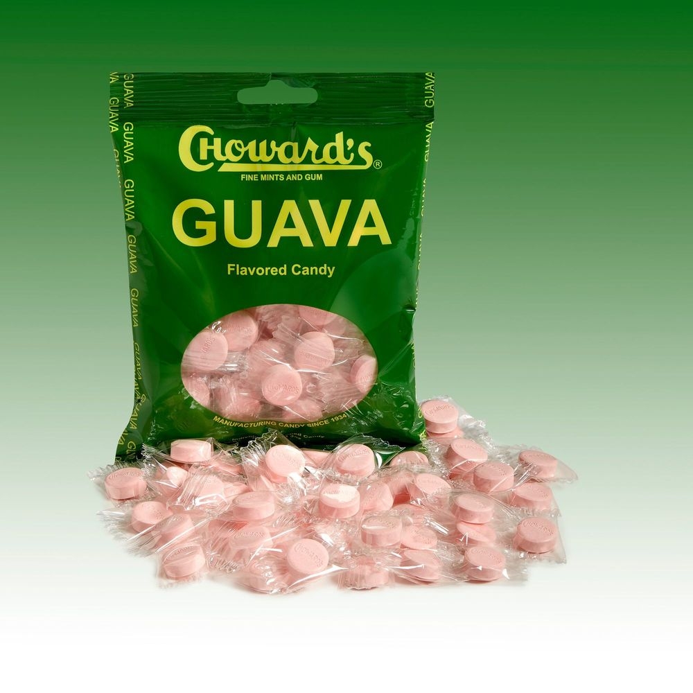 Chowards Guava Candy, 3 Ounce Peg Bag -- 12 per case