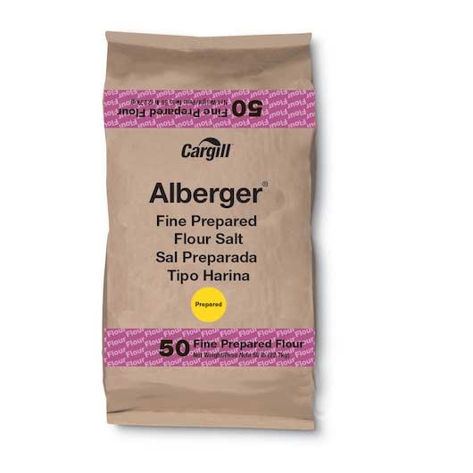 Alberger Fine Prepared Flour Salt, 50 Pound