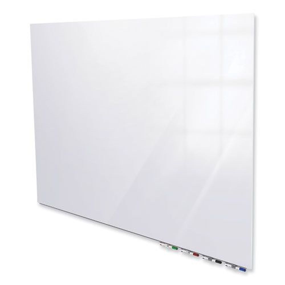 Ghent Aria Low Profile Magnetic Horizontal Glass Whiteboard, 72 x 48 inch