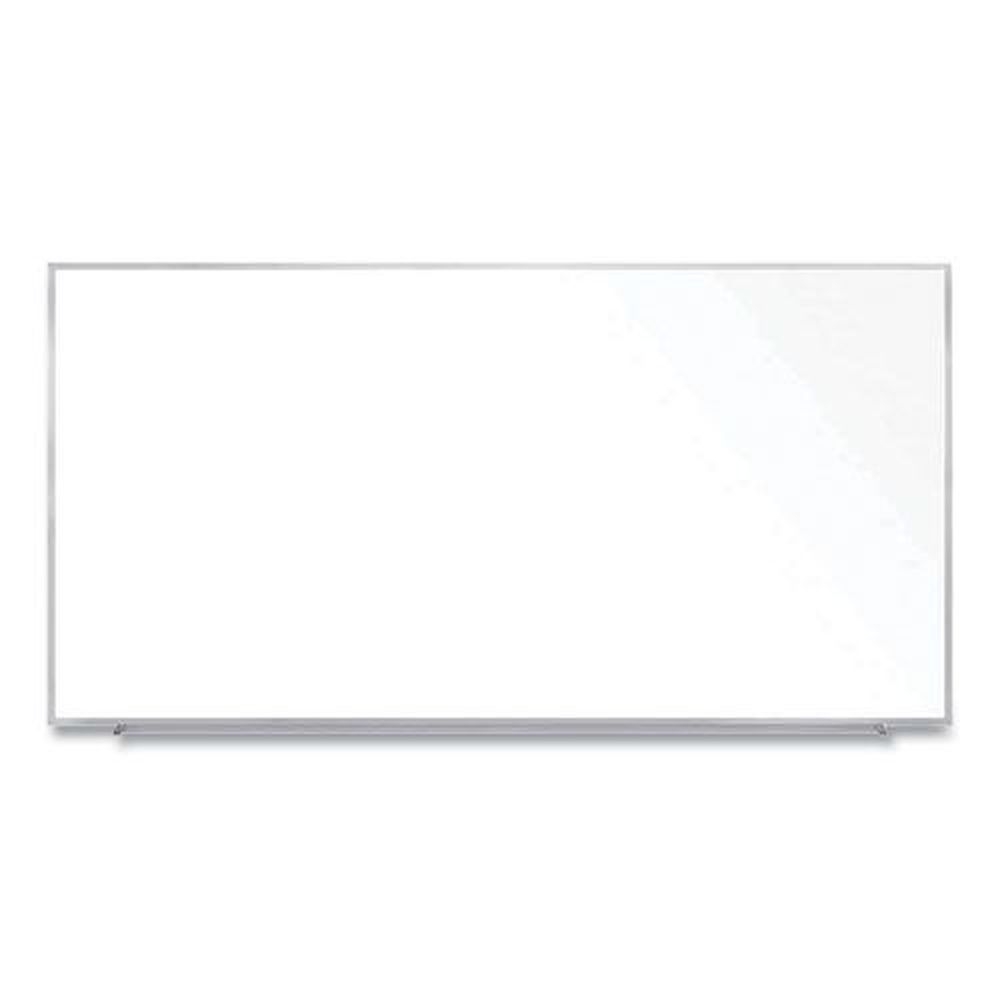 Ghent Magnetic Porcelain Whiteboard with Satin Aluminum Frame, 120.59 x 60.47 inch