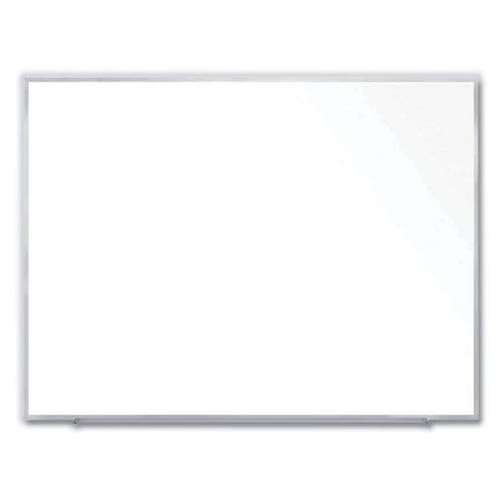 Ghent Magnetic Porcelain Whiteboard with Satin Aluminum Frame, 172.5 x 60.47 inch