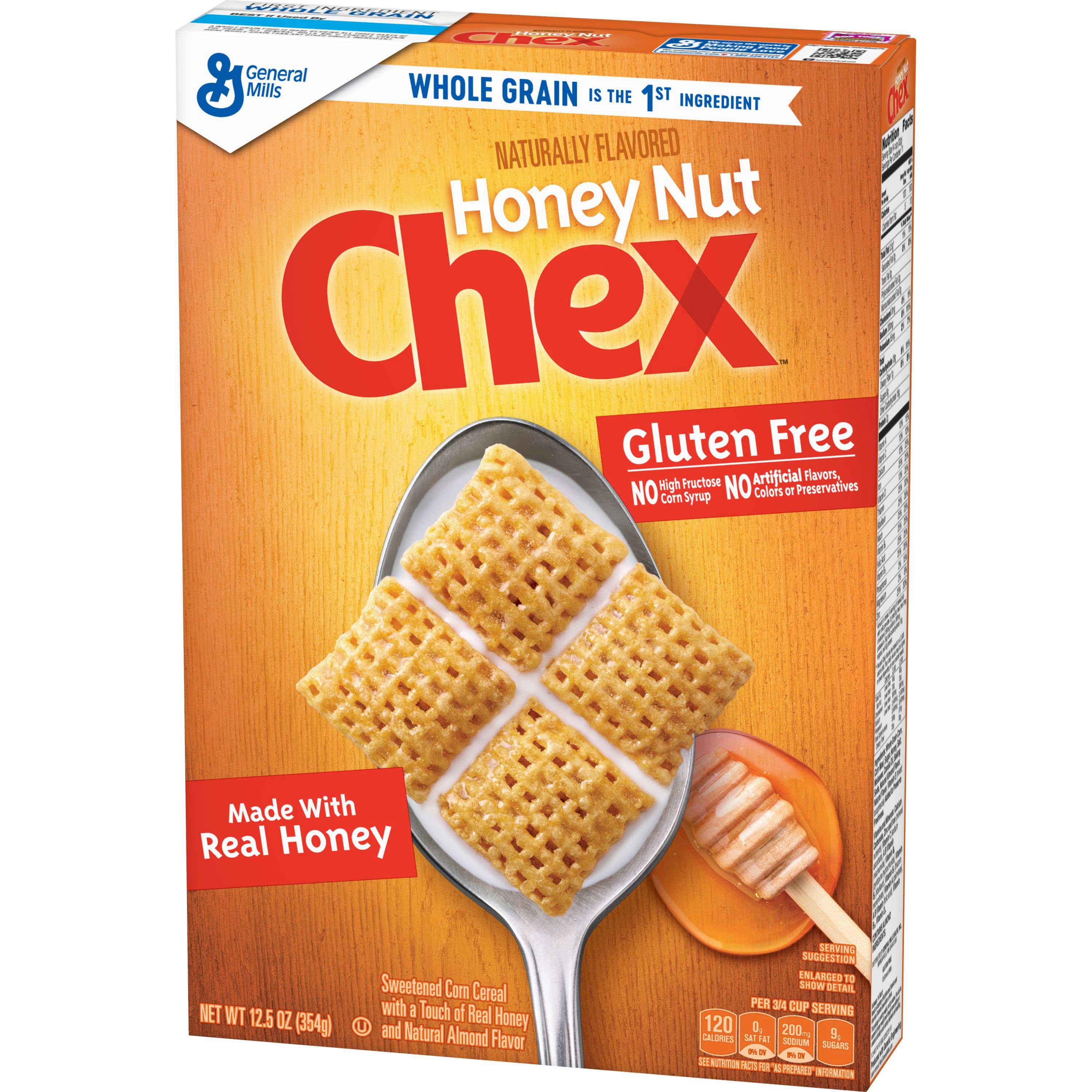 Honey Nut Chex Sweetened Corn Cereal, 12.5 Ounce -- 6 per case.