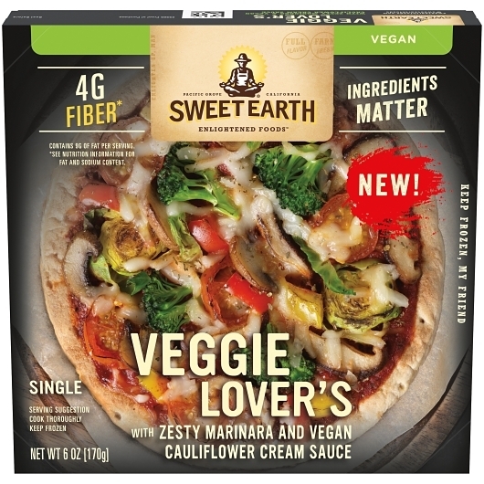 Sweet Earth Veggie Lover Pizza, 6 Ounce -- 10 per case