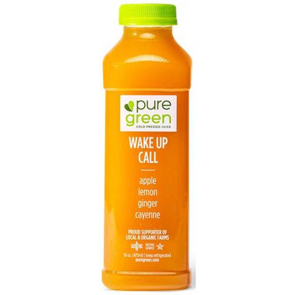 Pure Green Wake Up Call Juice Shot, 16 Ounce -- 6 per case