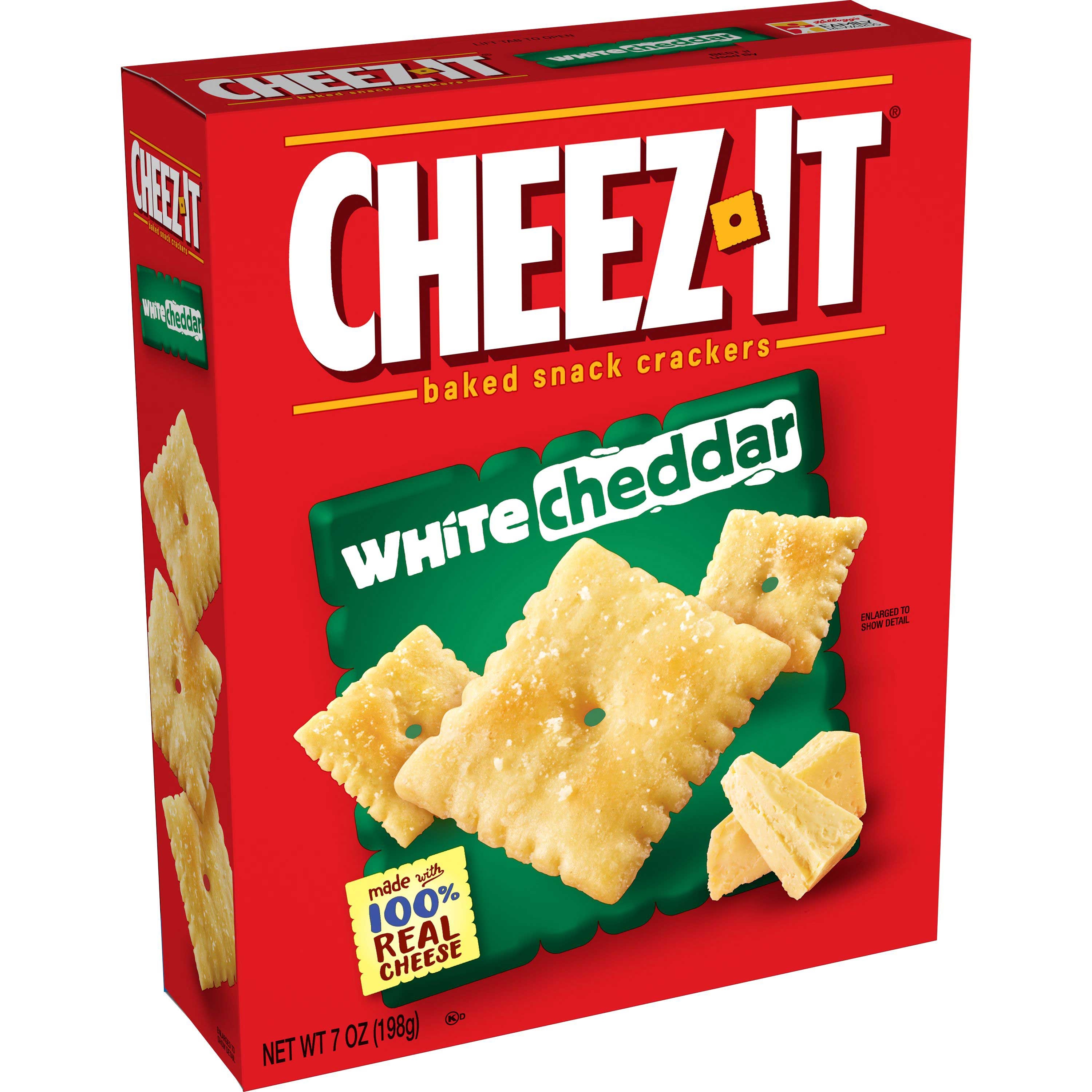 Cheez It Sunshine White Cheddar cracker, 7 Ounce -- 12 per case.