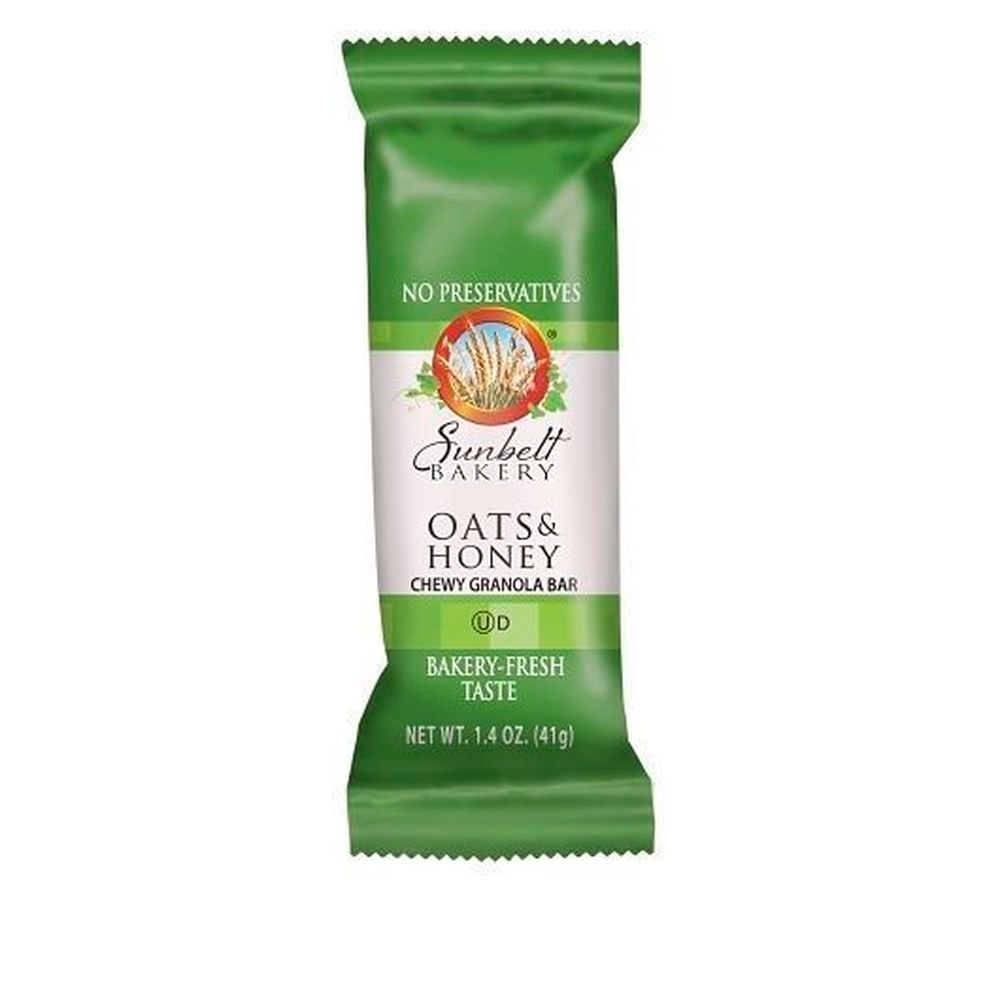 Sunbelt Bakery Oats and Honey Chewy Granola Bar, 1.40 Ounce -- 96 per case