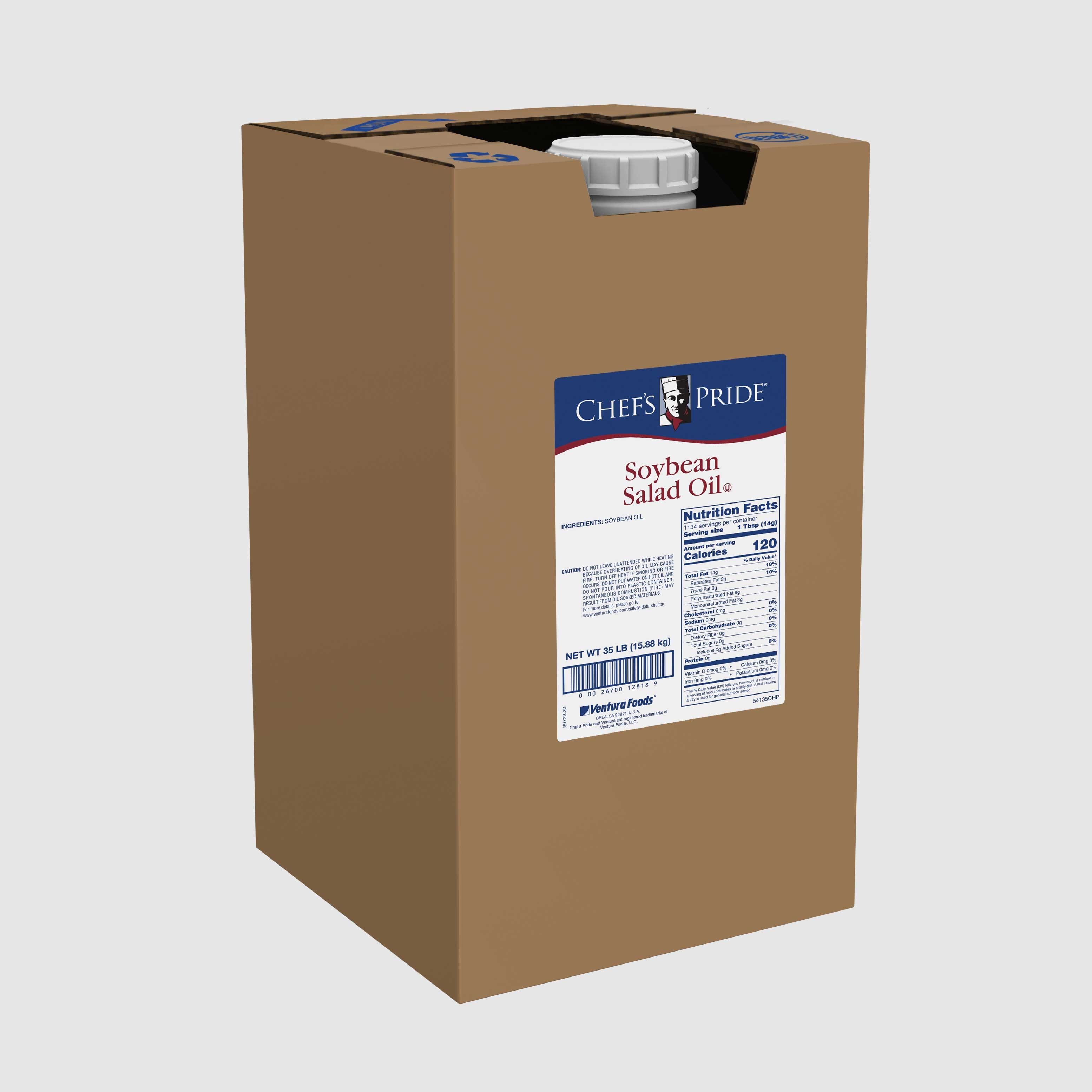 Chefs Pride Salad Oil Soybean, 35 Pound.