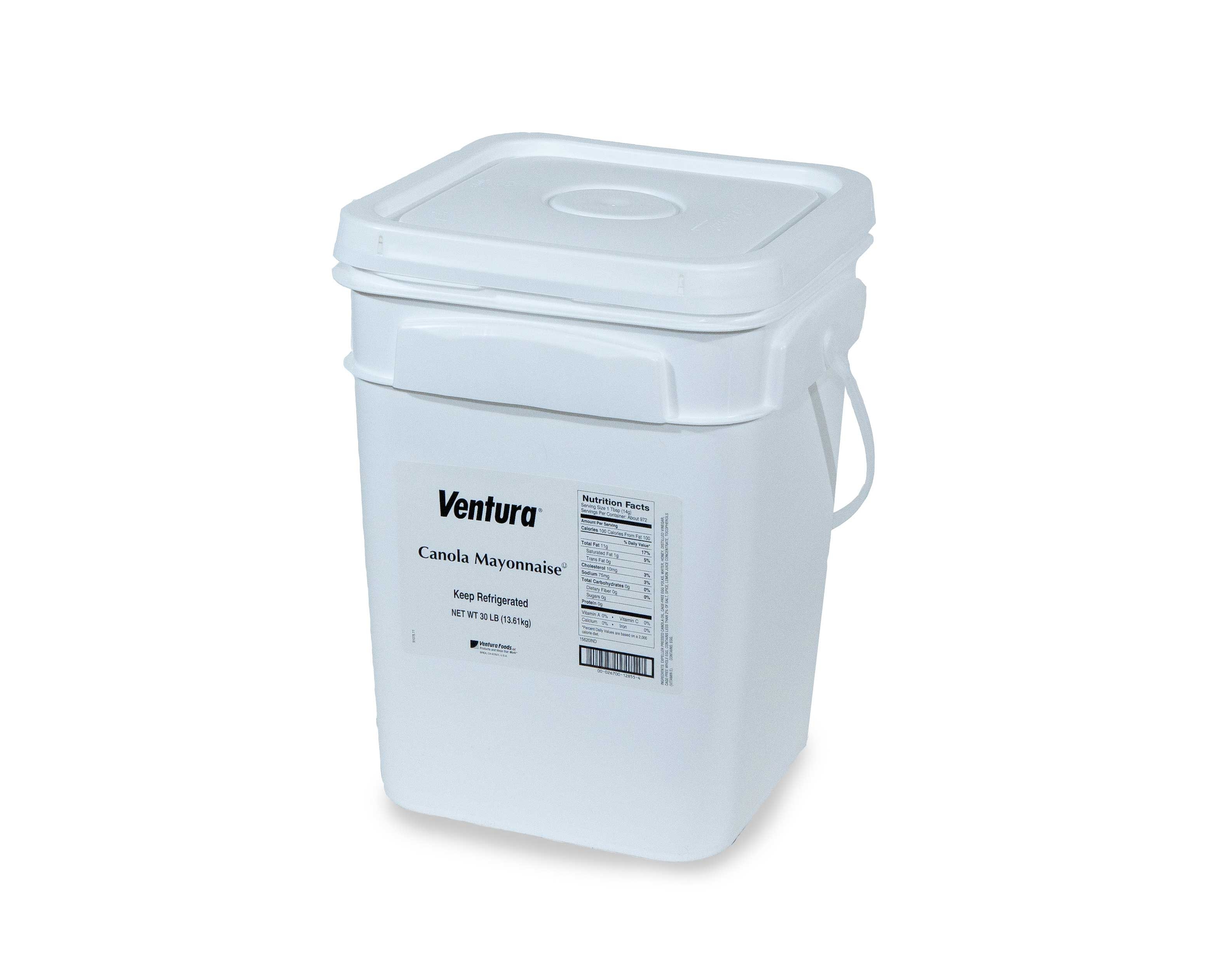 Ventura Mayonnaise Canola Tub, 30 Pound.