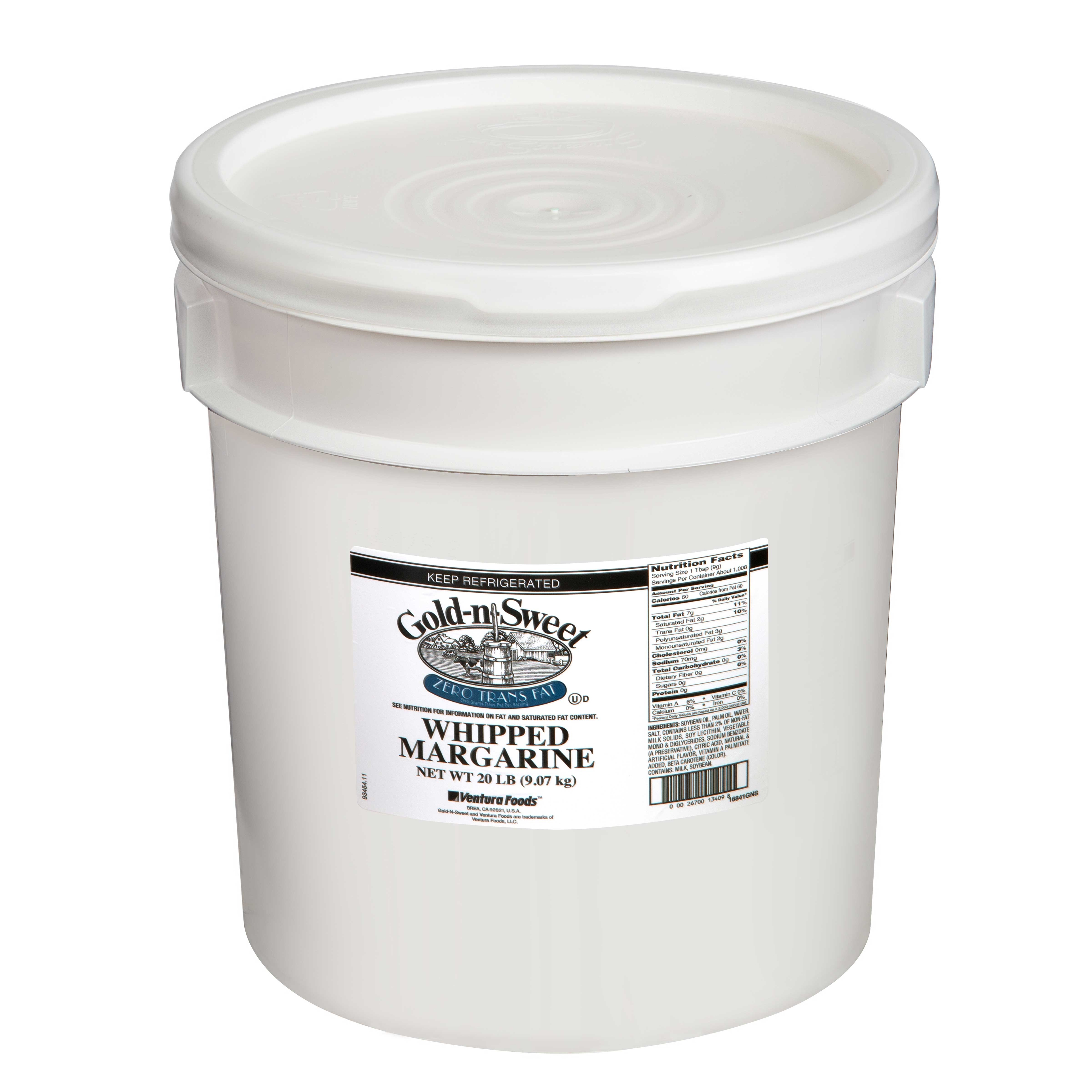 Ventura Foods Whipped Margarine, 20 Pound.