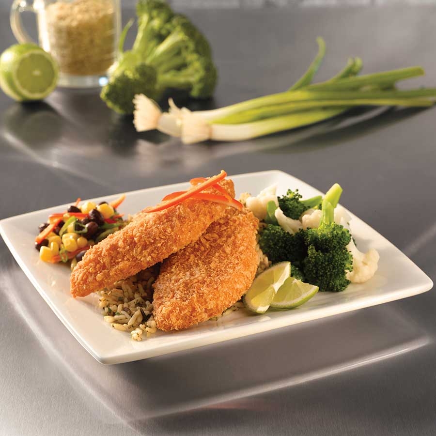 Trident Seafoods Crispanko Breaded Pollock Fillet, 2.5 to 3.5 Ounce Pieces, 10 Pound