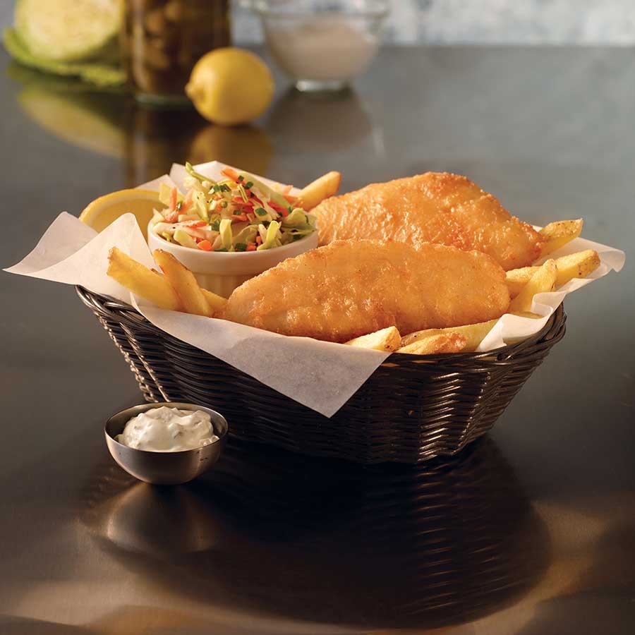 Trident Seafoods PubHouse Battered Cod,  2 to 3 Ounce Pieces, 10 Pound