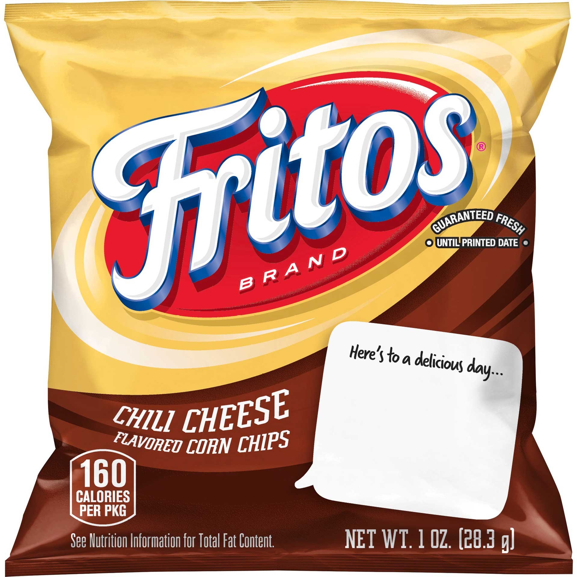 Fritos Chili Cheese Flavored Corn Chips, 1 Ounce -- 104 per case.