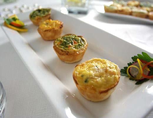 Cuisine Innovations Assorted Quiche -- 100 per case.