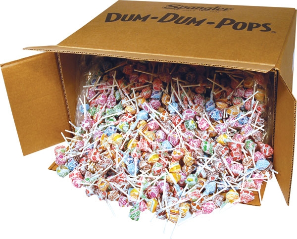 Dum Dum Pops Assorterd Candy, 30 Pound.