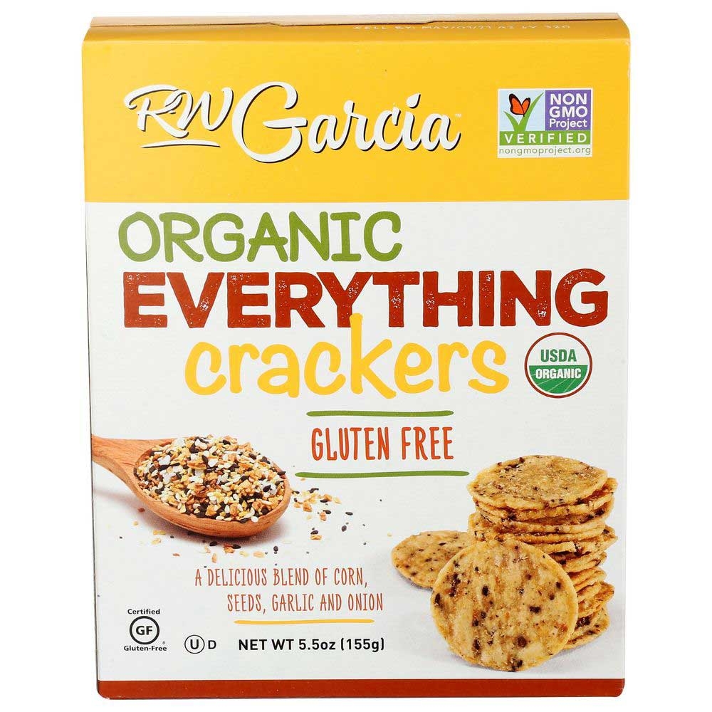 RW Garcia Organic Everything 3 Seed Cracker, 5.5 Ounce -- 6 per case