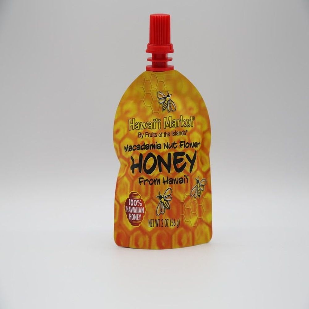 Hawaii Market Macadamia Nut Flower Honey, 2 Ounce -- 36 per case