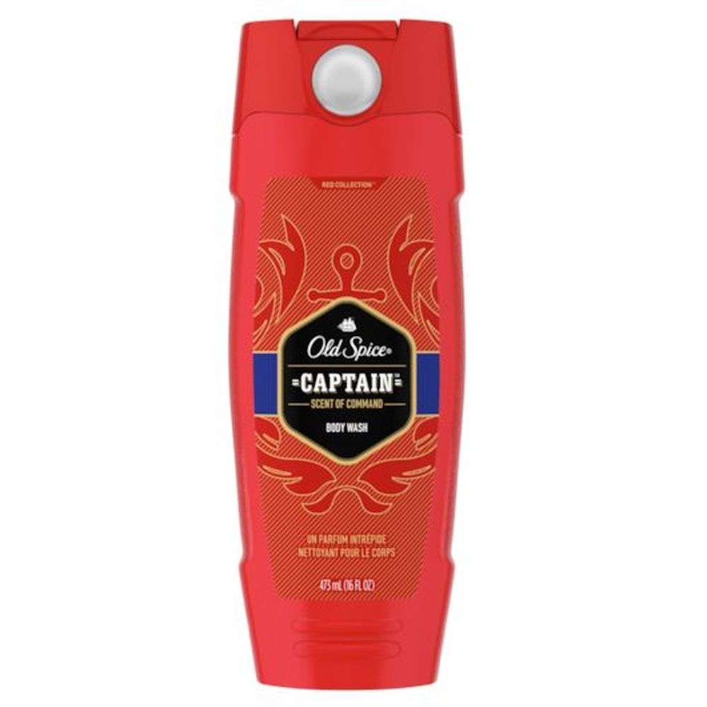 Old Spice Captain Scent Body Wash for Men, 473 Milliliter -- 4 per case