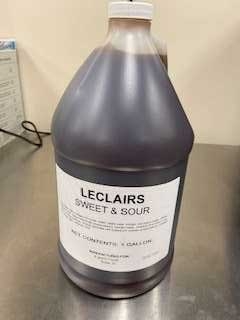 B and D Foods Leclairs Sweet and Sour Sauce, 1 Gallon -- 4 per case