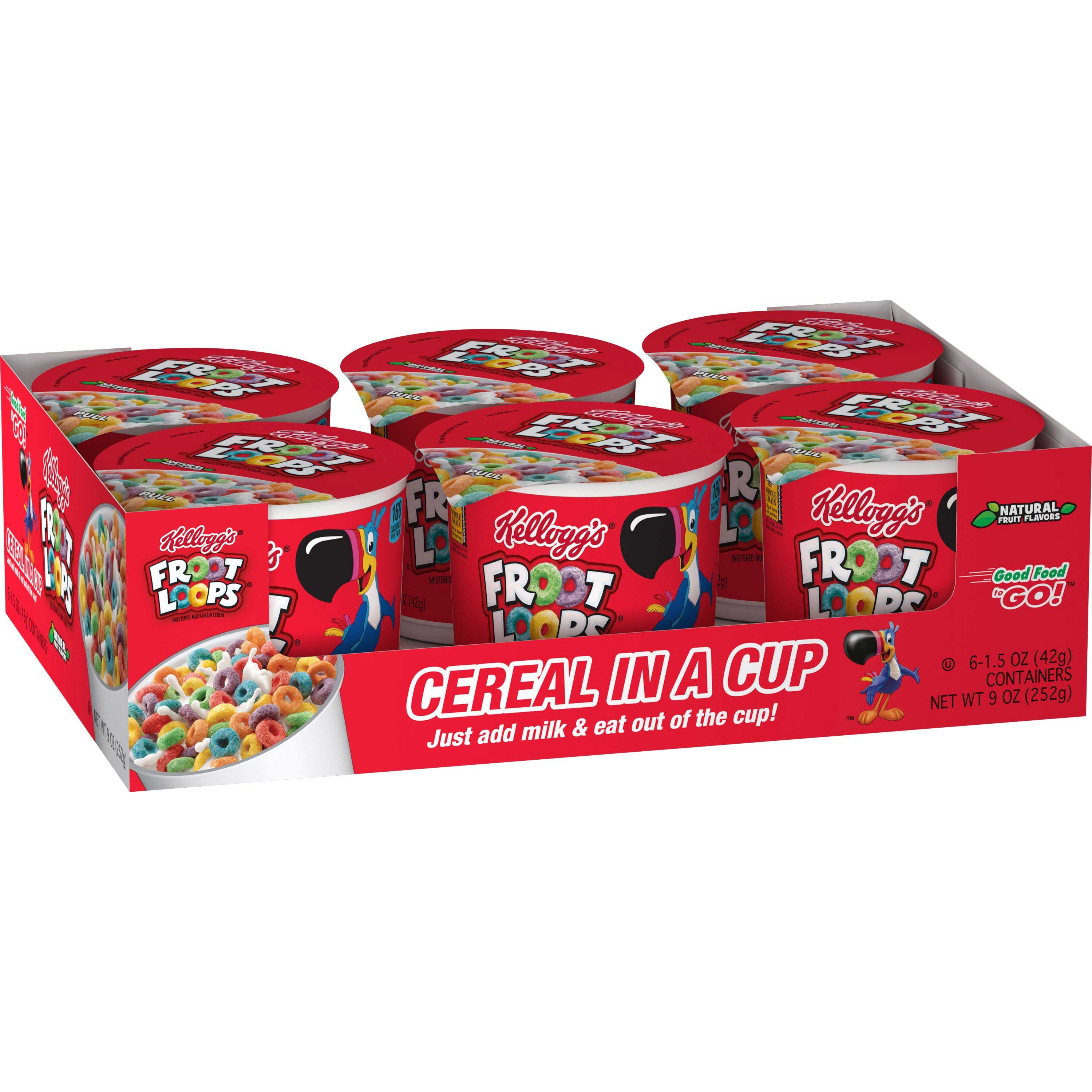 Cereal Cereal In A Cup Froot Loops, 1.5 Ounce Each -- 60 Per Case