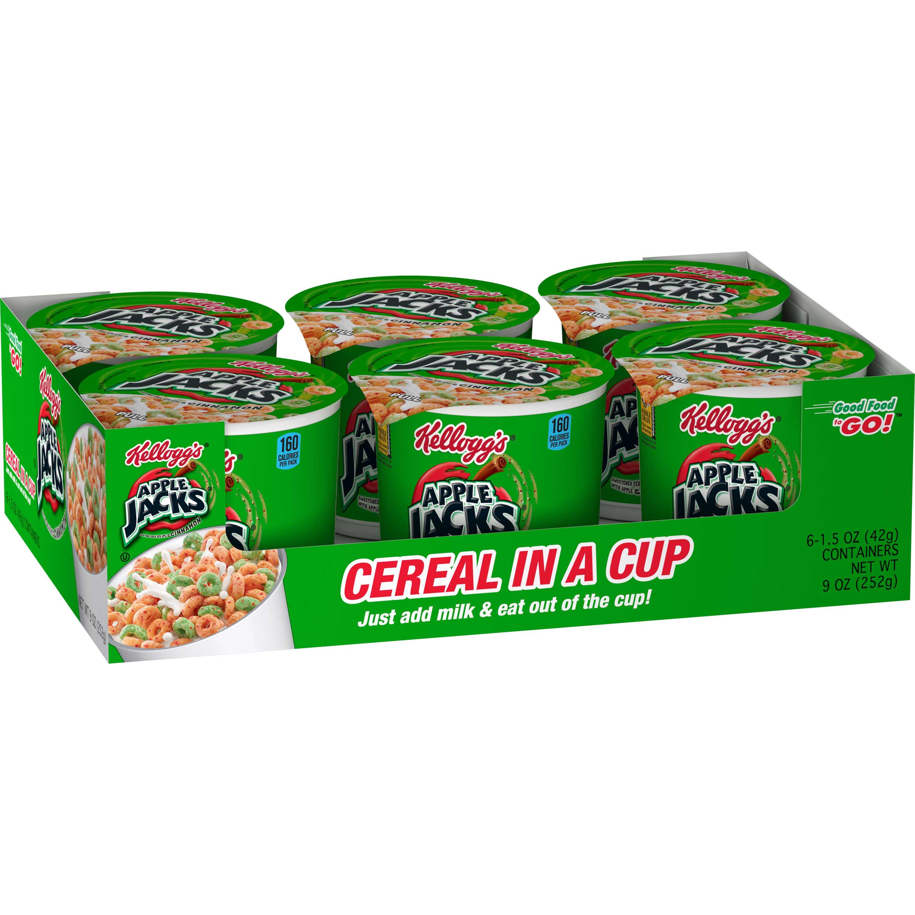 Cereal Cereal In A Cup Apple Jacks, 1.5 Ounce Each -- 60 Per Case