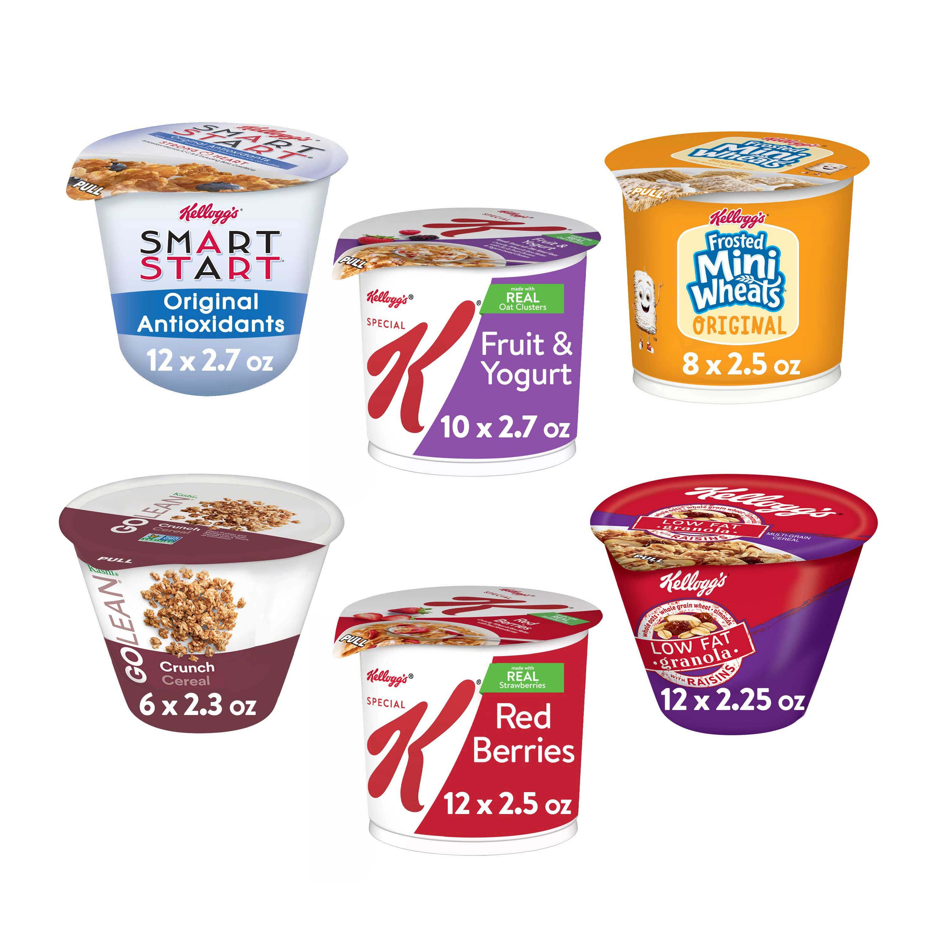 Kelloggs Wellness Assorted Pack Cereal -- 60 per case.