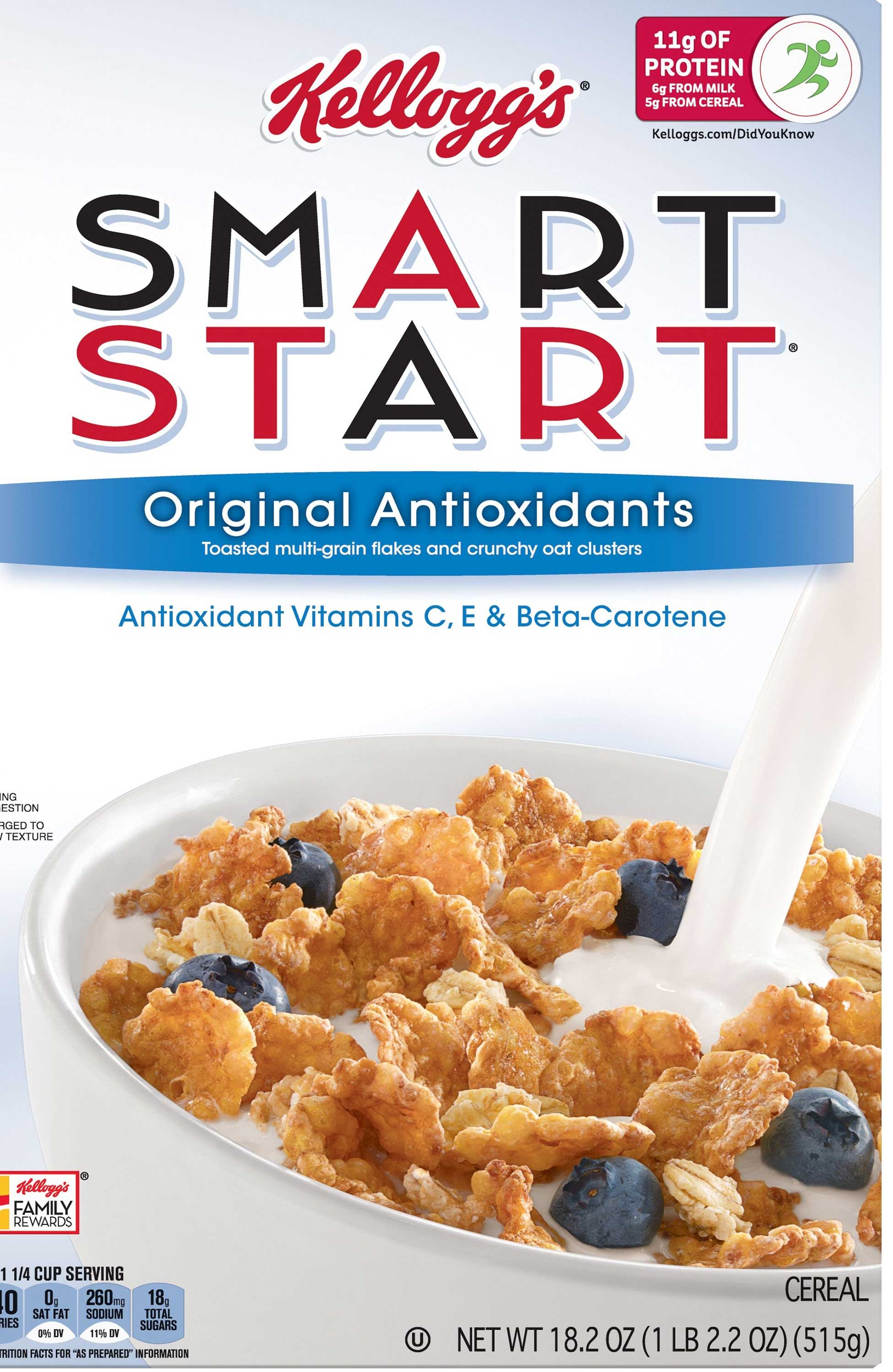 Kelloggs Smart Start Healthy Heart Cereal, 18.2 Ounce -- 16 per case