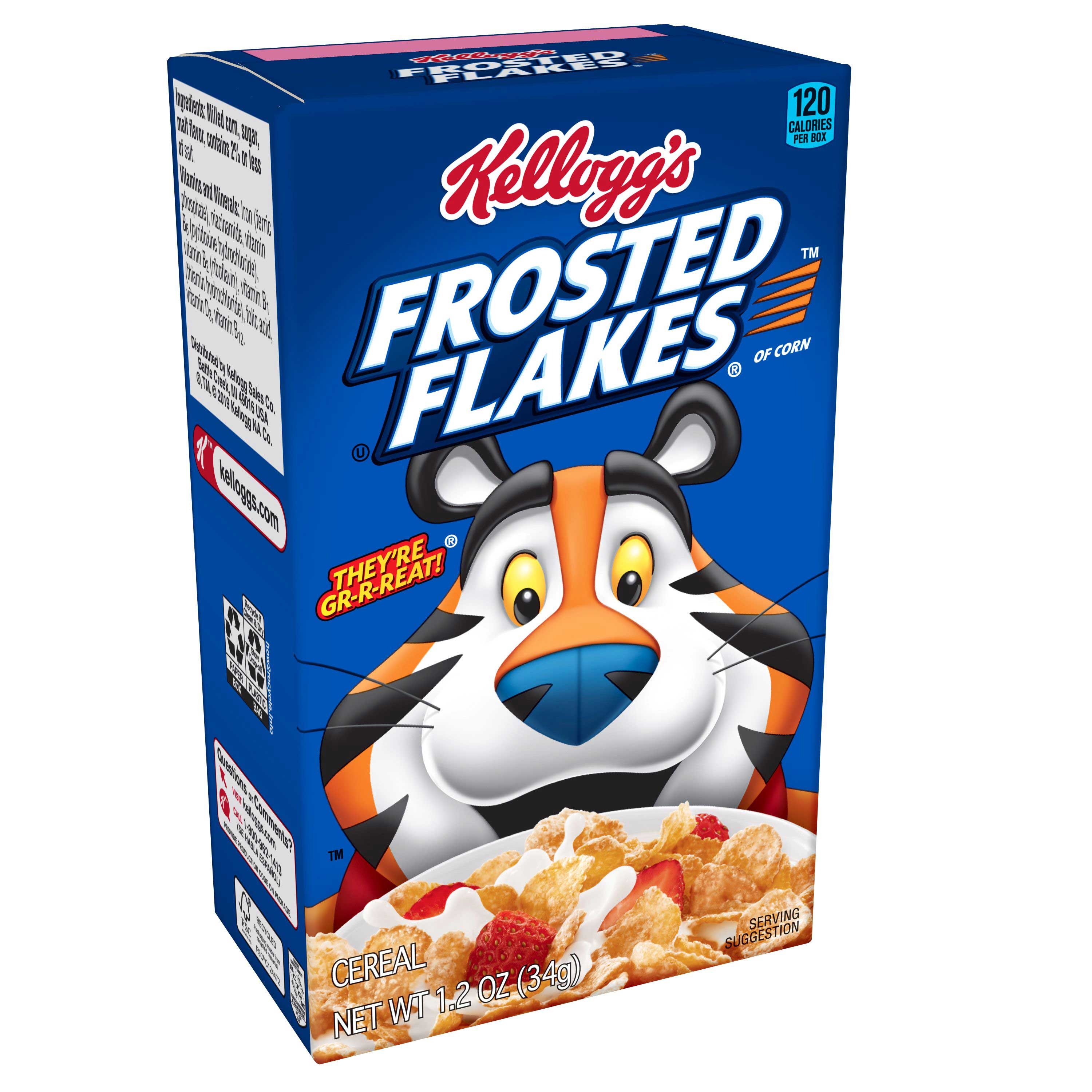 Cereal Frosted Flakes,  1.2 Ounce Each -- 70 Per Case