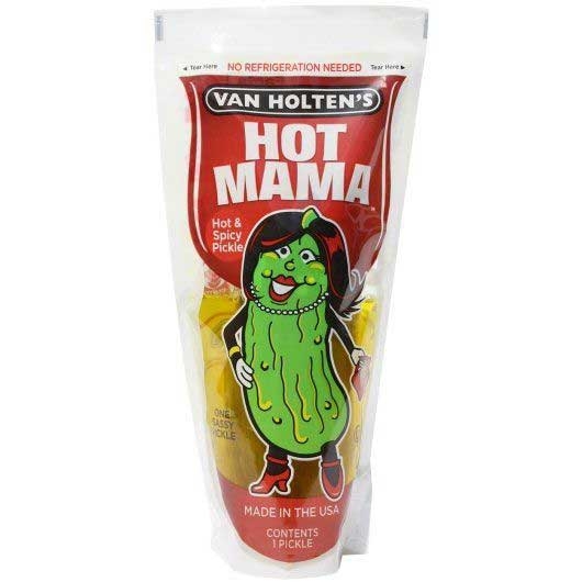Van Holtens Hot Mama King Size Hot and Spicy Pickle -- 12 per case