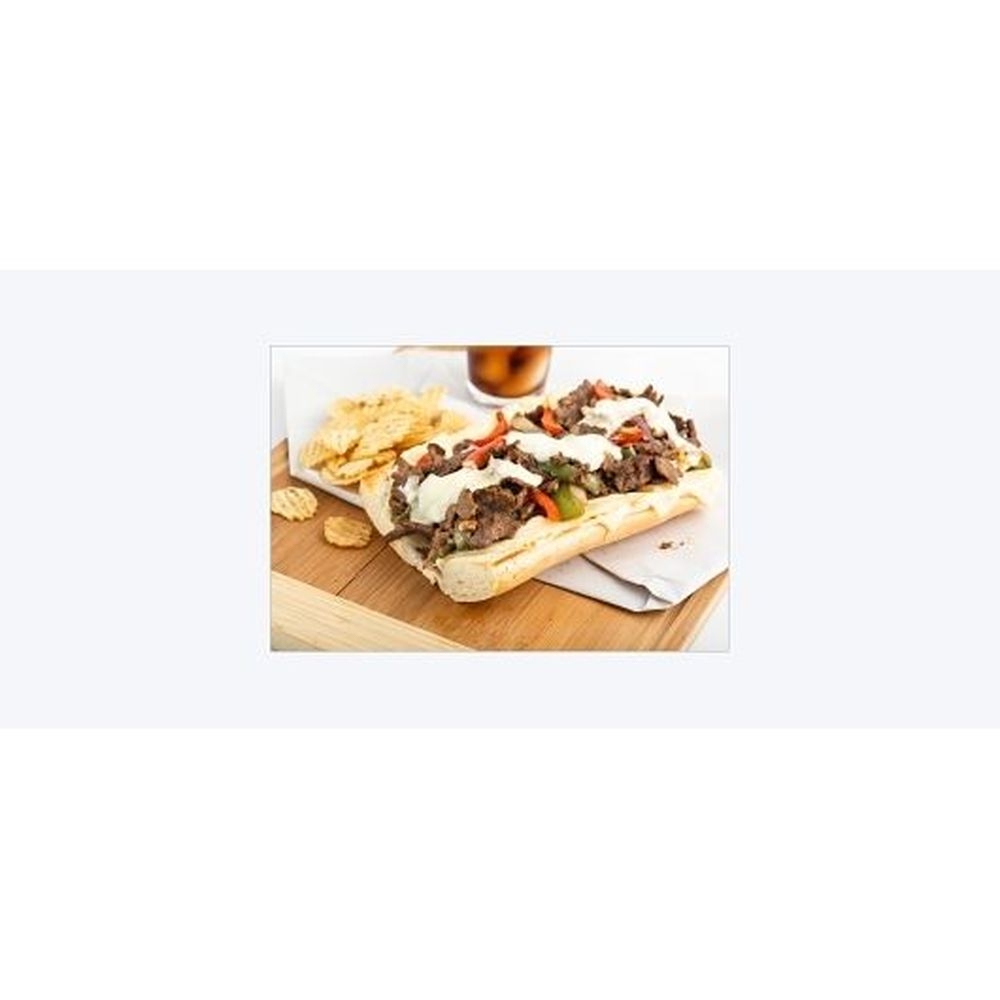 Phillys Famous 4 Ounce Portions Cheese Steak, 10 Pound