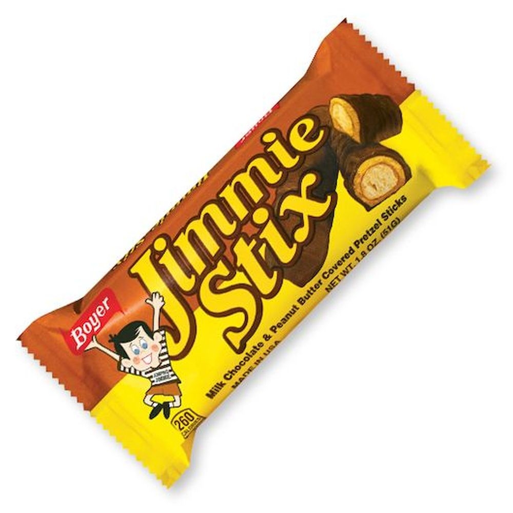 Jimmie Chocolate Stix, 2 count -- 100 per case