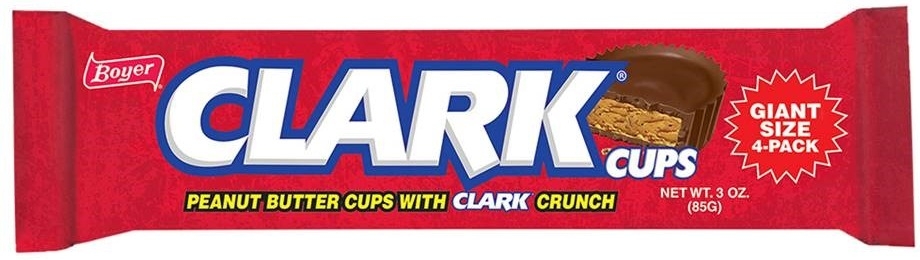 Clark Giant Peanut Butter Cup, 3 Ounce -- 144 per case
