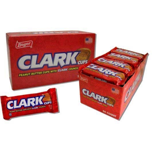 Boyer Peanut Butter Cup with Clark Crunch - 24 count per pack -- 12 packs per case