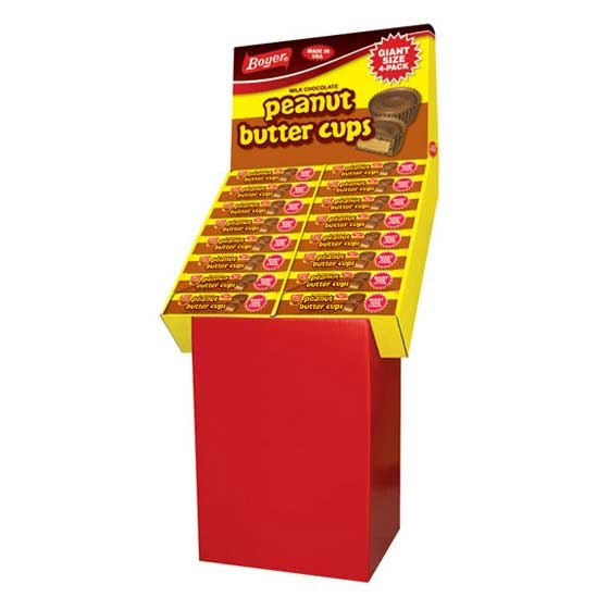 Boyer Giant Milk Chocolate Peanut Butter Cup Candy Bar, 3.2 Ounce -- 112 per case.