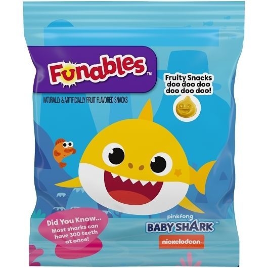 Funables Fruit Flavored Snacks - Floorstand, 40 count