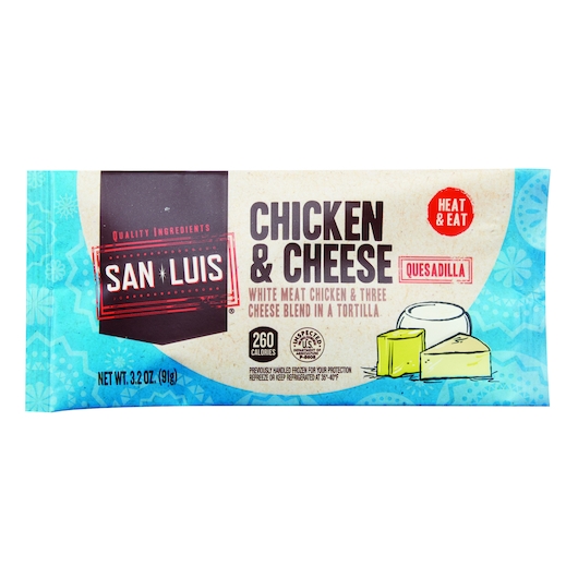 San Luis Chicken and Cheese Quesadilla, 3.2 Ounce -- 12 per case
