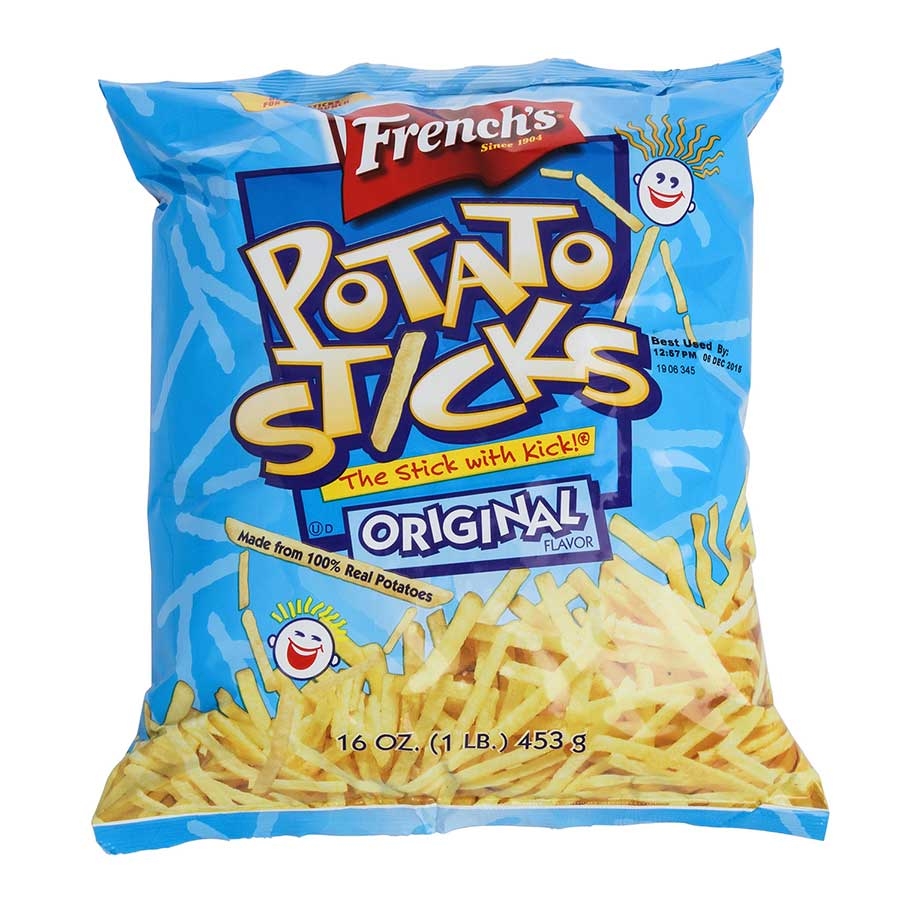 Frenchs Potato Sticks Original, 16 Ounce -- 12 per case