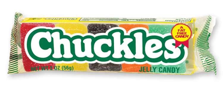 Brachs Chuckles Assorted Jelly Candy Bar, 2 Ounce -- 288 per case.