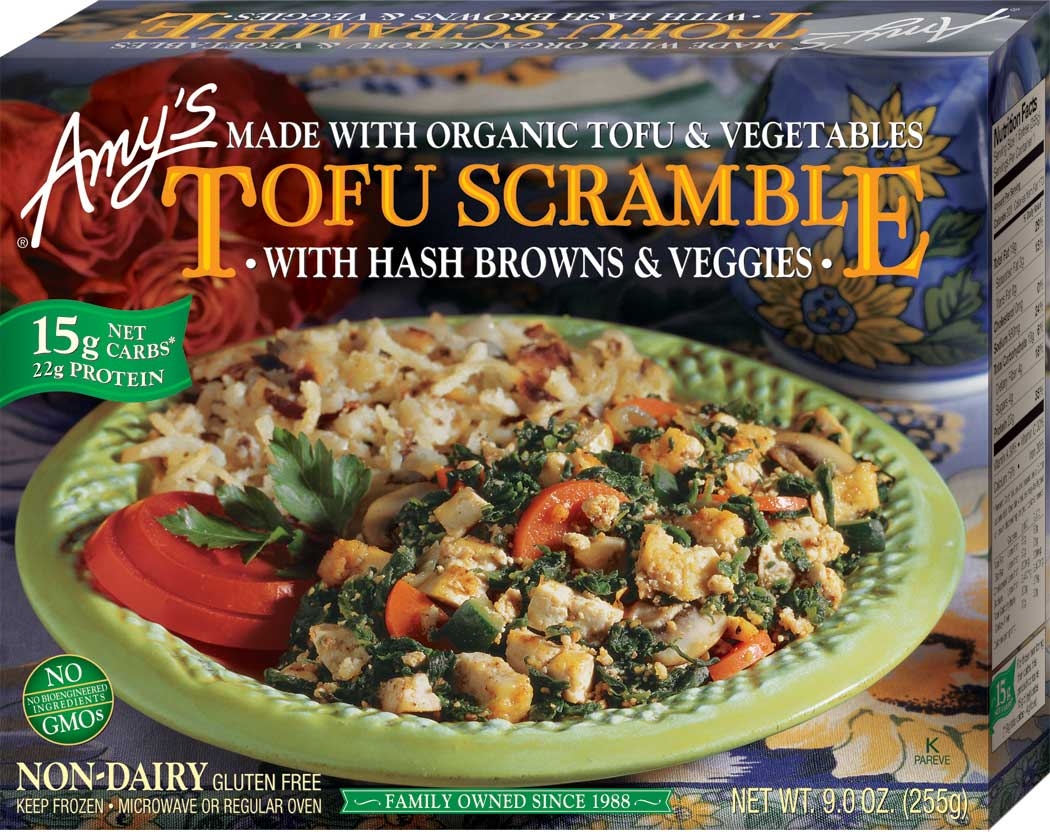 Amys Organic Tofu Scramble - Breakfast, 9 Ounce -- 12 per case
