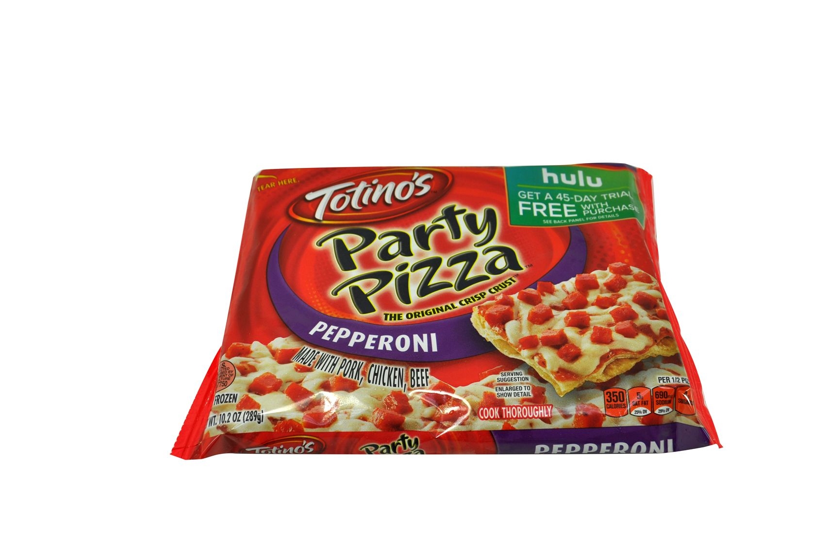Totinos Pepperoni Party Pizza, 10.2 Ounce -- 14 per case.