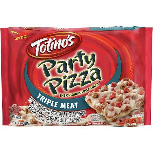 Totinos Triple Meat Party Pizza, 10.5 Ounce -- 14 per case