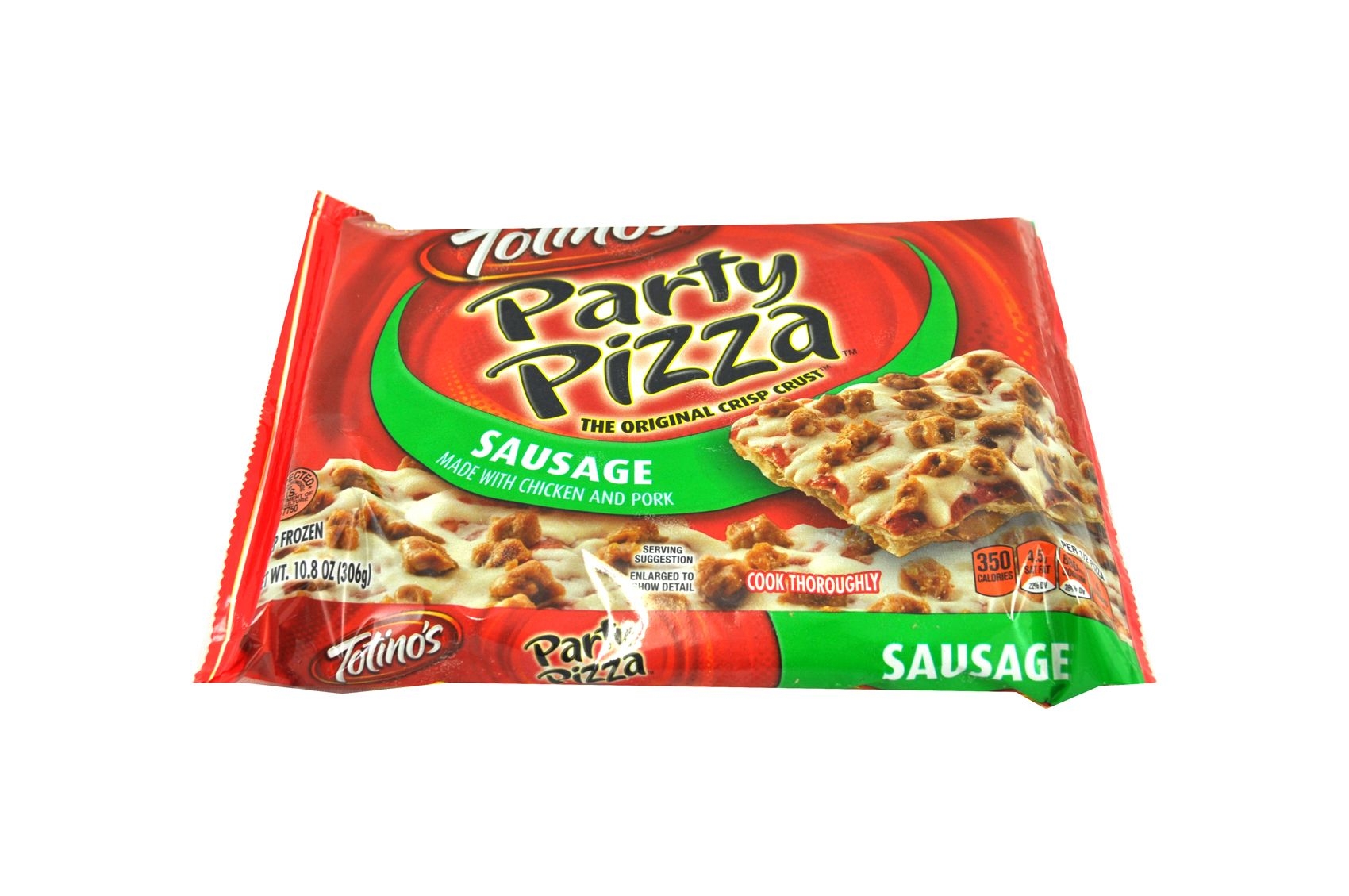 Totinos Sausage Party Pizza, 10.8 Ounce -- 14 per case.