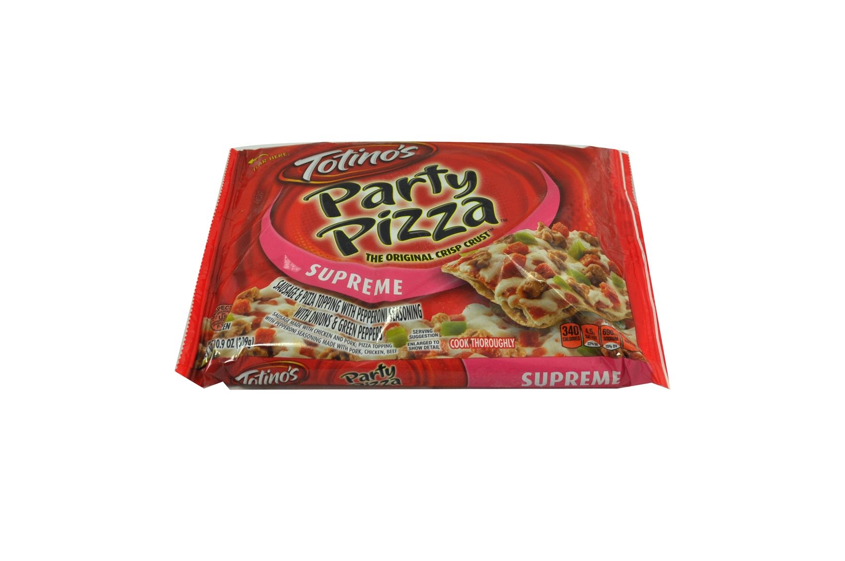 Totinos Supreme Party Pizza, 10.9 Ounce -- 14 per case.