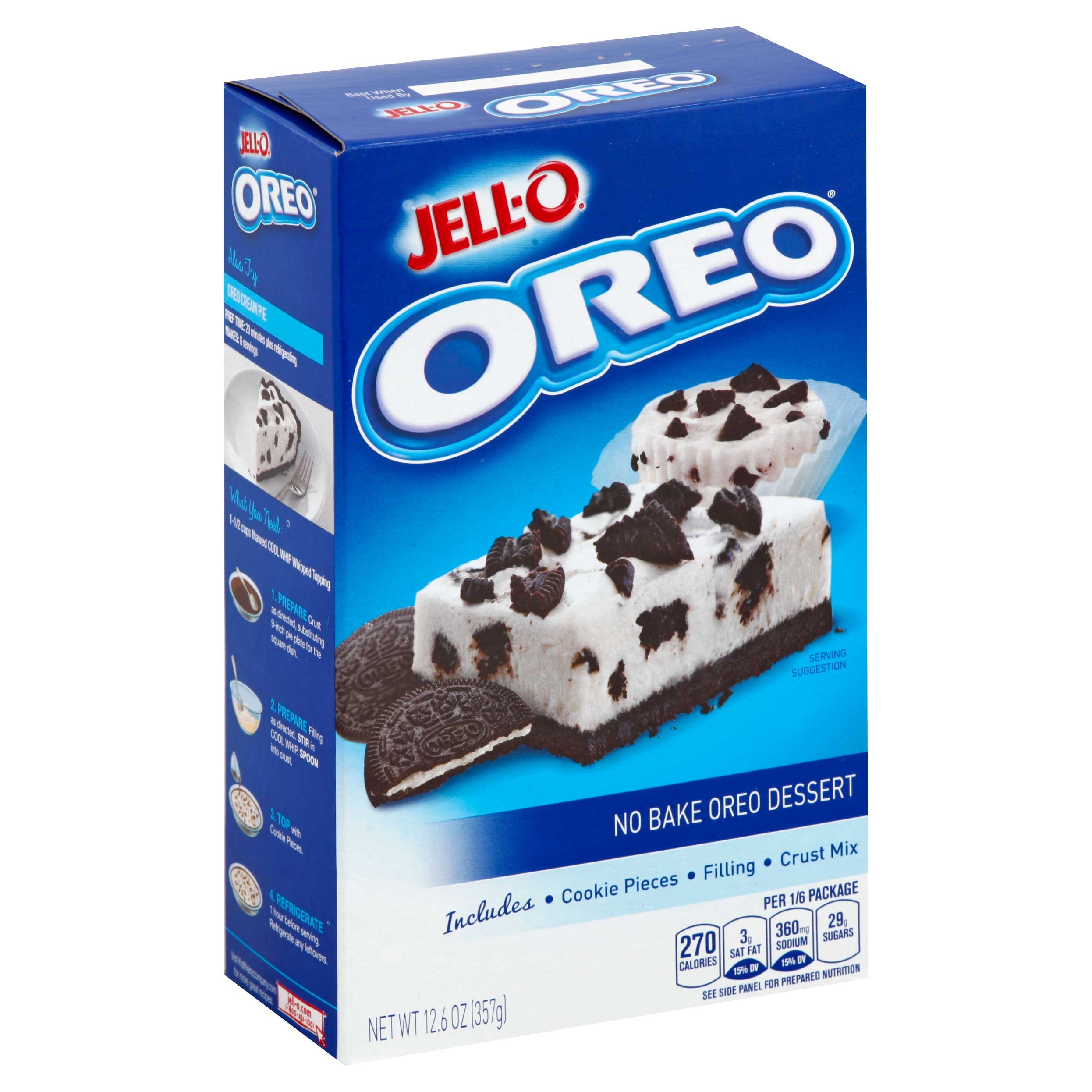Jello No Bake Oreo Dessert, 12.6 Ounce -- 6 per case.