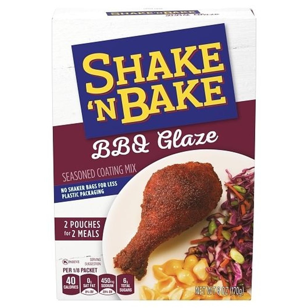 Shake N Bake Bbq Glaze Coating Mix, 6 Ounce -- 10 per case