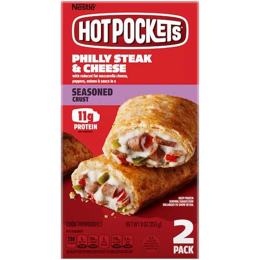 Hot Pockets Philly Steak and Cheese Sandwich - Skinny Box, 9 Ounce -- 8 per case