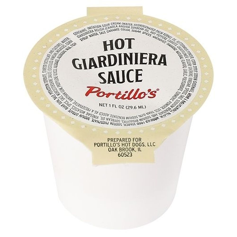 Portillos Hot Giardiniera Sauce, 1.5 Ounce -- 160 per case