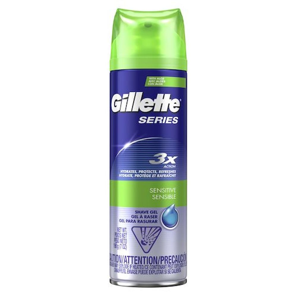 Gillette Shave Gel - Clip Strip, 7 Ounce -- 6 per case