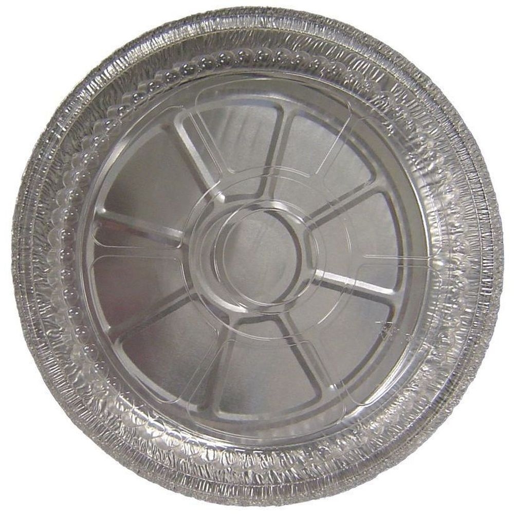 Western Plastics Round Foil Container with lid, 9 inch -- 200 per case.