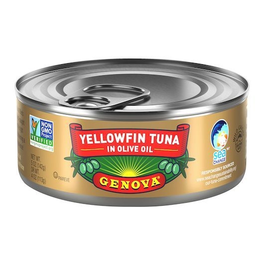 Genova Yellowfin Tuna in Olive Oil, 5 Ounce -- 12 per case